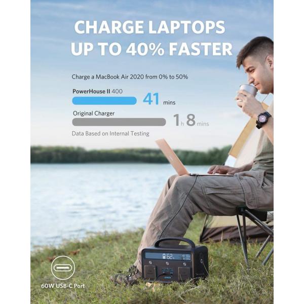 Anker PowerHouse II 400 (300W / 388.8Wh) | CAVARATY